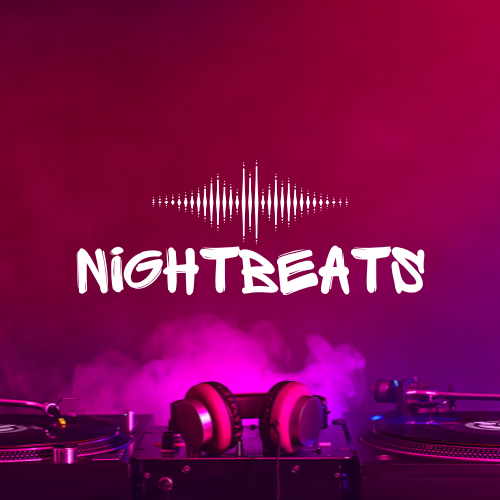 Night Beats DJ equipment and waveform artwork
